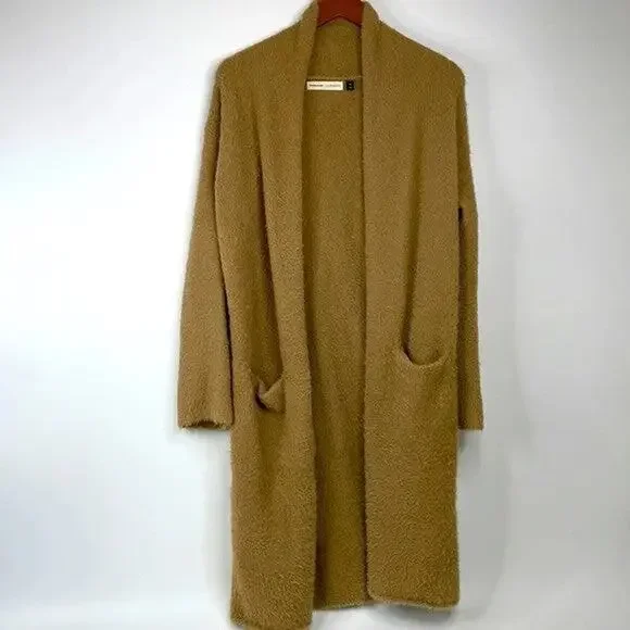 Anthropologie Thornton Longline Cardigan M Honey